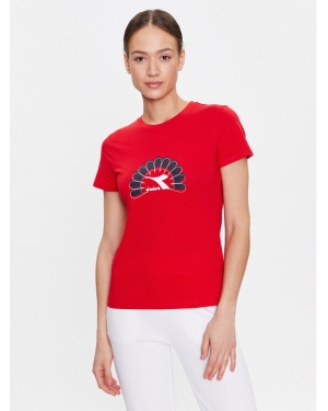 Diadora T-Shirt 102.179332 Czerwony Regular Fit