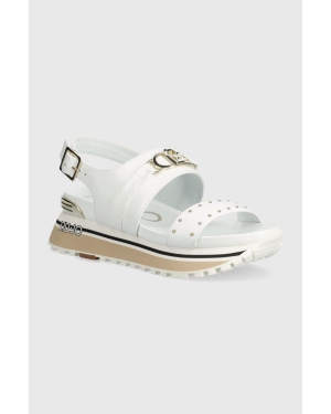 Liu Jo sandały LIU JO MAXI WONDER SANDAL 27 damskie kolor biały na platformie BA4107P010201111