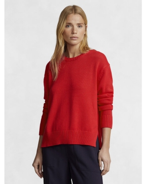 Polo Ralph Lauren Sweter Cn Po 211898583007 Czerwony Regular Fit