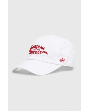 American Needle czapka z daszkiem bawełniana Ballpark kolor biały z aplikacją