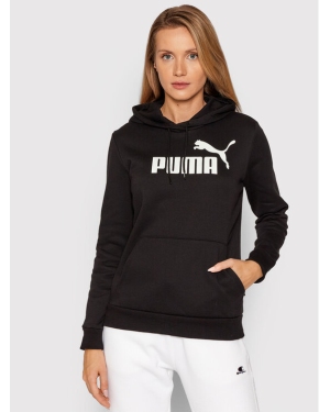 Puma Bluza Essentials Logo 586788 Czarny Regular Fit