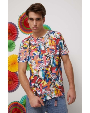 Medicine t-shirt bawełniany męski kolor multicolor wzorzysty