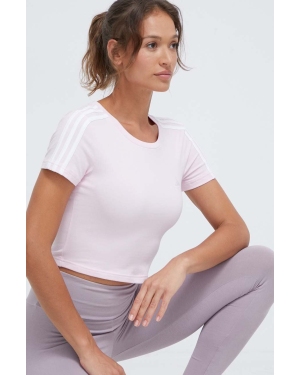 adidas t-shirt damski kolor różowy IR6113