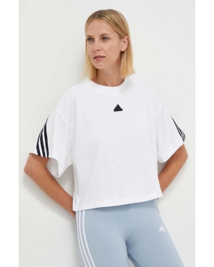adidas t-shirt bawełniany damski kolor biały IV5270