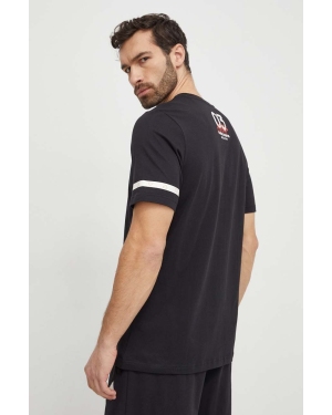 adidas t-shirt bawełniany męski kolor czarny z nadrukiem IN6251