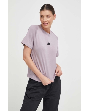adidas t-shirt ZNE damski kolor różowy IP1553