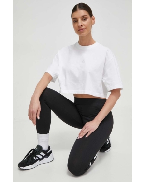 adidas t-shirt bawełniany damski kolor biały IQ3698