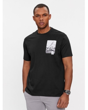 Paul&Shark T-Shirt 24411064 Czarny Regular Fit