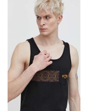 Billabong t-shirt bawełniany męski kolor czarny ABYZT02347