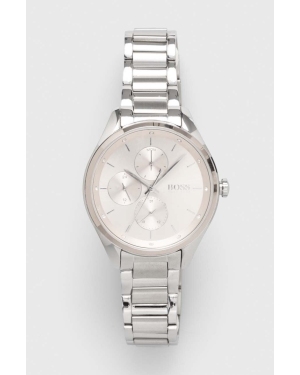 BOSS zegarek 1502604 damski kolor srebrny