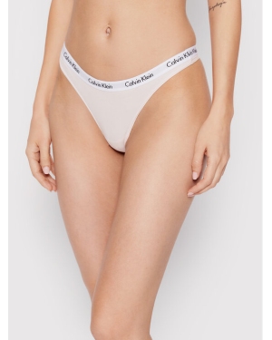 Calvin Klein Underwear Stringi 0000D1617A Różowy