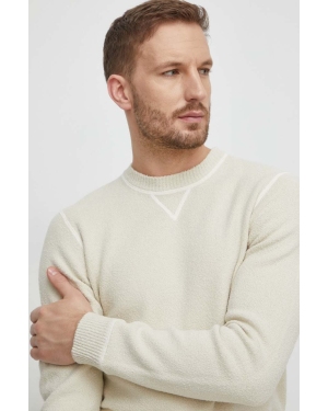 BOSS sweter męski kolor beżowy 50506048