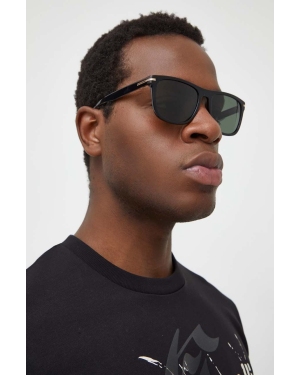 BOSS okulary przeciwsłoneczne męskie kolor czarny BOSS 1626/S