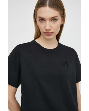 BOSS t-shirt damski kolor czarny 50513755