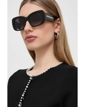 Burberry okulary przeciwsłoneczne damskie kolor czarny