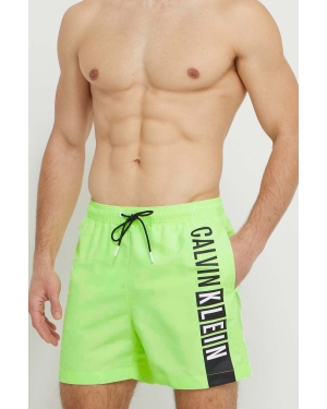 Calvin Klein szorty kąpielowe kolor zielony