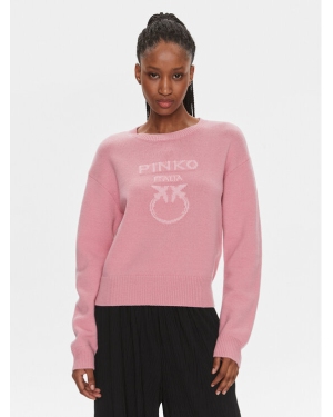 Pinko Sweter Burgos 100414 Y7Z4 Różowy Regular Fit