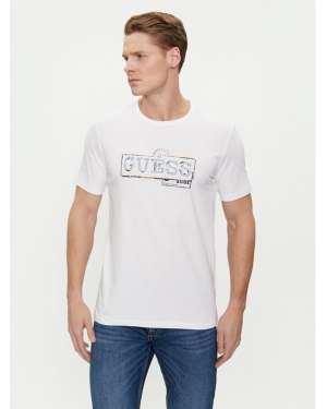 Guess T-Shirt M4GI26 J1314 Biały Slim Fit