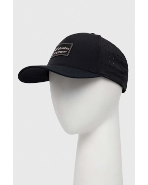 Columbia czapka z daszkiem Columbia Hike kolor czarny z aplikacją 2032031