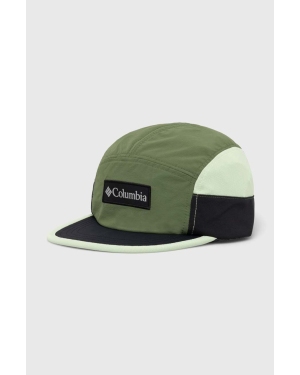 Columbia czapka z daszkiem Escape Thrive kolor zielony z nadrukiem 1991341