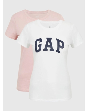 Gap Komplet 2 t-shirtów 548683-02 Różowy Regular Fit