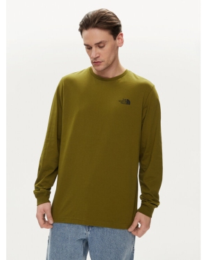 The North Face Longsleeve Easy NF0A87N8 Zielony Regular Fit