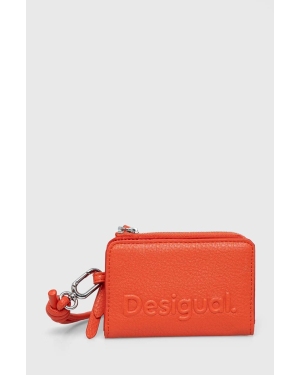 Desigual portfel kolor pomarańczowy