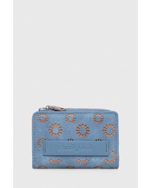 Desigual portfel kolor niebieski