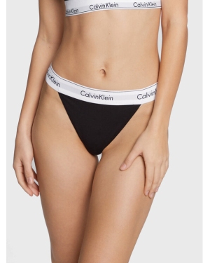 Calvin Klein Underwear Stringi 000QF7013E Czarny