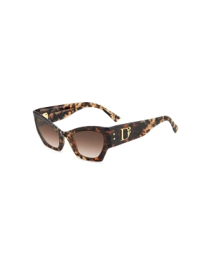 DSQUARED2 okulary przeciwsłoneczne damskie kolor brązowy D2 0132/S
