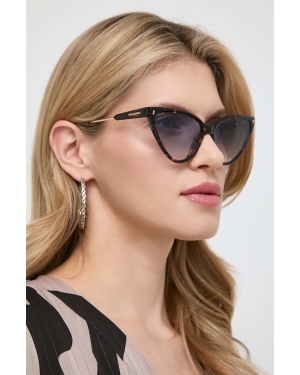 DSQUARED2 okulary przeciwsłoneczne damskie kolor brązowy