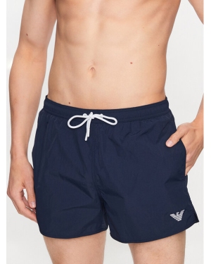 Emporio Armani Underwear Szorty kąpielowe 211756 3R422 06935 Granatowy Regular Fit