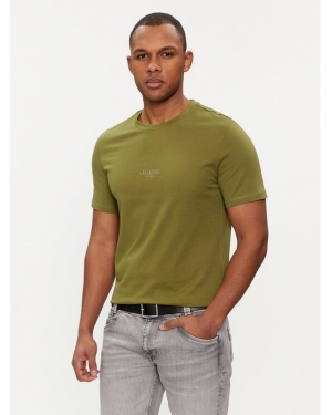 Guess T-Shirt Aidy M2YI72 I3Z14 Zielony Slim Fit