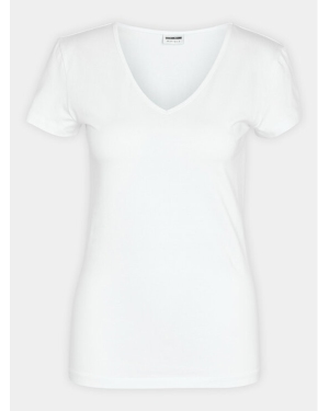 Noisy May T-Shirt Katinka 27028797 Biały Tight Fit
