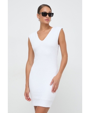 Guess sukienka kolor biały mini prosta