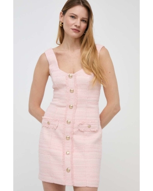 Guess sukienka TOSCA kolor różowy mini prosta W4GK53 WG5F2
