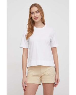 Joop! t-shirt bawełniany damski kolor biały