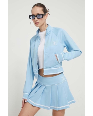 Juicy Couture bluza damska kolor niebieski z aplikacją