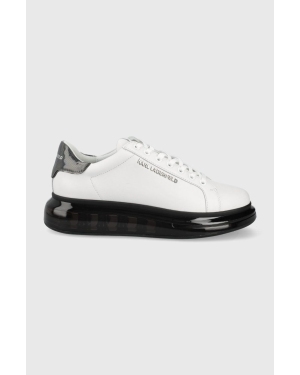 Karl Lagerfeld buty skórzane KAPRI KUSHION KL52625.010 kolor biały