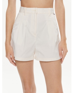 Tommy Jeans Szorty materiałowe Claire DW0DW17775 Biały Regular Fit