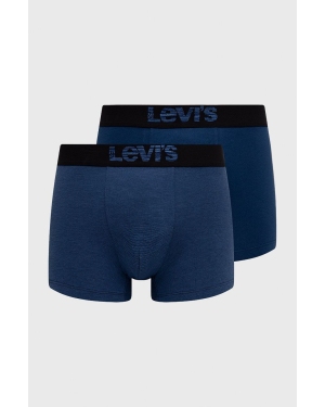 Levi's Bokserki (2-pack) męskie kolor niebieski 37149.0621-darkblueco