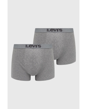 Levi's bokserki (2-pack) męskie kolor szary