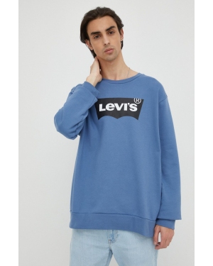 Levi's bluza bawełniana męska z nadrukiem