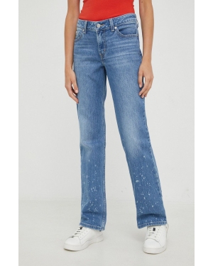 Levi's jeansy LOW PITCH BOOT damskie high waist