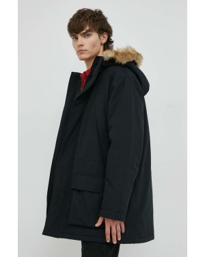Levi's kurtka męska kolor czarny zimowa