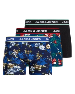 Jack&Jones Komplet 3 par bokserek Flower 12171253 Kolorowy