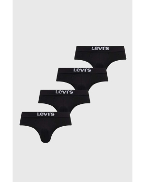 Levi's slipy 4-pack męskie kolor czarny