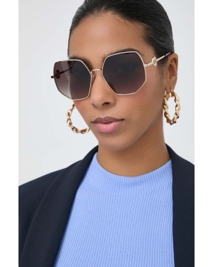 Marc Jacobs okulary przeciwsłoneczne damskie kolor brązowy MARC 730/S