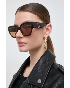Marc Jacobs okulary przeciwsłoneczne damskie kolor brązowy MARC 724/S