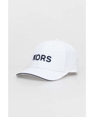 Michael Kors czapka z daszkiem kolor biały z aplikacją